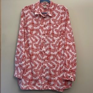 EUC Women’s XL Duluth Trading Co. Hemp/Organic Cotton Button-Up